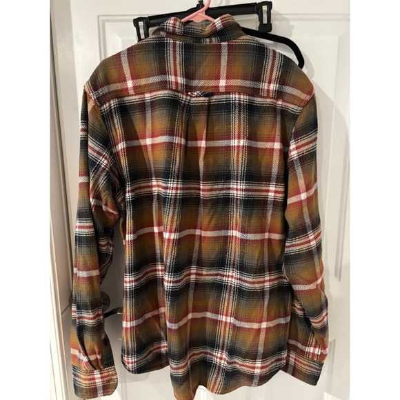 Orvis Flannel Shirt Plaid Button Up Heavy Long Sleeve Classic Collection XL - Picture 3 of 3